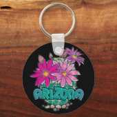 AZ Design Arizona Cactus Blooms Sleutelhanger (Voorkant)