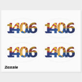 AZ Flag Triathlon Sticker over lange afstand (Vel)