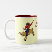 AZ- Geitenrodeo-Mok Tweekleurige Koffiemok (Links)