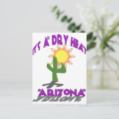 AZ-Het is een droge hitte Briefkaart (Staand voorkant)