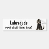 AZ- Labradoodle Bumpersticker (Voorkant)