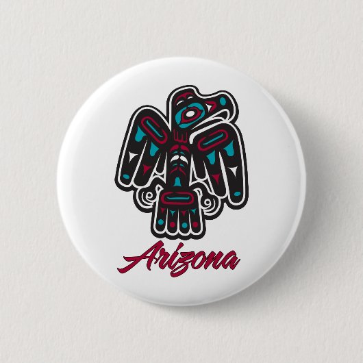 AZ Thunderbird Clan Ronde Button 5,7 Cm (Voorkant)