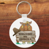 AZ- Welkom bij Arizona Horse Sleutelhanger (Voorkant)