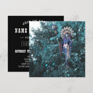 aza godin van vrouwelijke energie van de kosmos kaart