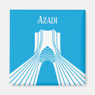 Azadi Tower Turquoise Magnet Magneet