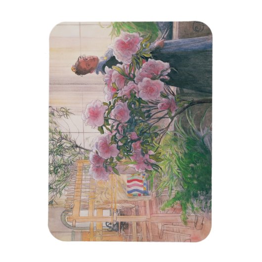 Azalea, 1906 (m/v papier) magneet (Verticaal)