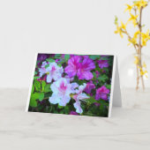 Azalea, carte (Fleur jaune)