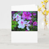 Azalea, carte (Fleur jaune)
