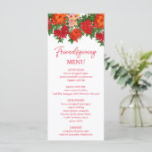 Azalea Fall Floral Friendsgiving Menu (Debout devant)