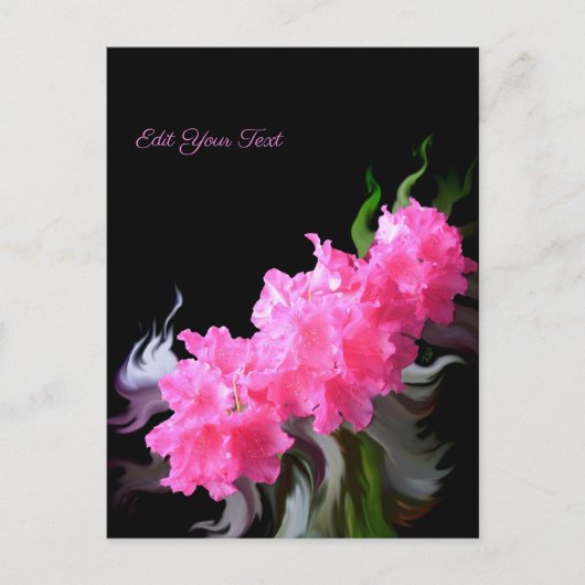 Azalea Flowers Briefkaart (Voorkant)