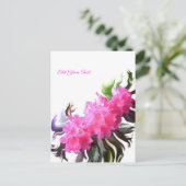 Azalea Flowers Briefkaart (Staand voorkant)