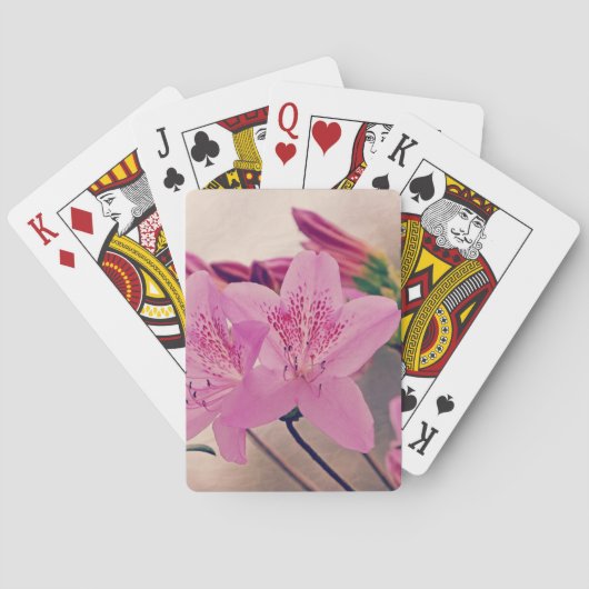 Azaleas Pokerkaarten (Achterkant)