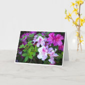 Azalée, carte (Fleur jaune)