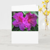 Azalée, carte (Fleur jaune)