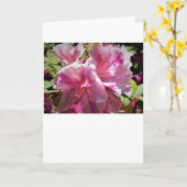 Azalée, carte (Fleur jaune)