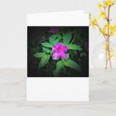 Azalée, carte (Fleur jaune)