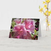 Azalée, carte (Fleur jaune)