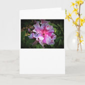 Azalée, carte (Fleur jaune)