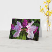 Azalée, carte (Fleur jaune)