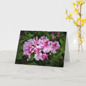 Azalée, carte (Fleur jaune)