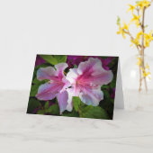 Azalée, carte (Fleur jaune)