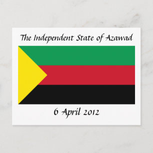 Azawad Flag Briefkaart