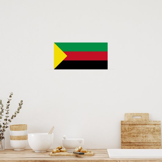 Azawad Flag Poster (Keuken)