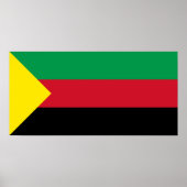 Azawad Flag Poster (Voorkant)