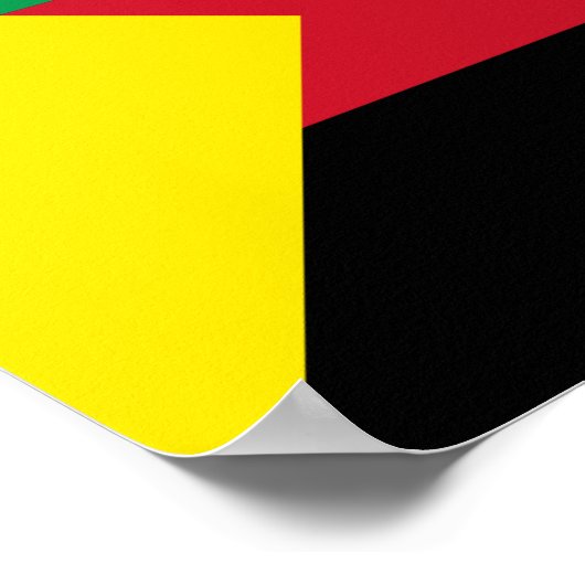 Azawad Flag Poster (Hoek)
