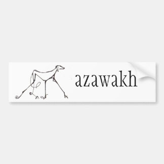 Azawakh Bumpersticker Design van David Moore