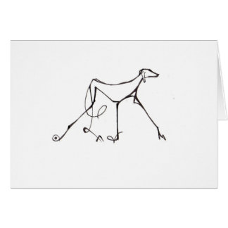 Azawakh Card Design van David Moore