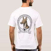 Azawakh Dog Credo T-shirt (Achterkant)