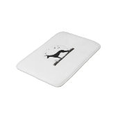 Azawakh Dog - Halloween Moon Silhouette Classic T- Badmat (Gekanteld)