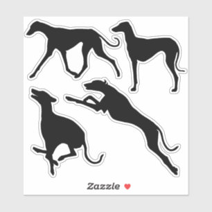 Azawakh ras silhouet sticker