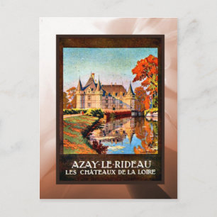 Azay les rideauu, Chateau de Loire Briefkaart