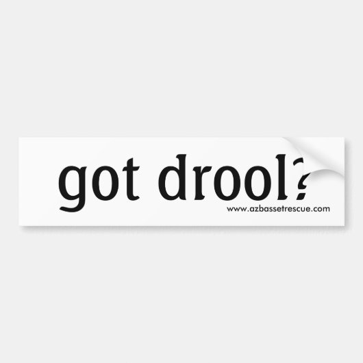 AZBHR is drool geworden? Bumpersticker (Voorkant)