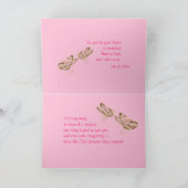 Azeleas & Gold Bfly-customize elke gelegenheid Kaart (Binnen)