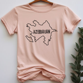 Azerbaïdjan Carte du pays Chemise T-shirt Azerbaïd