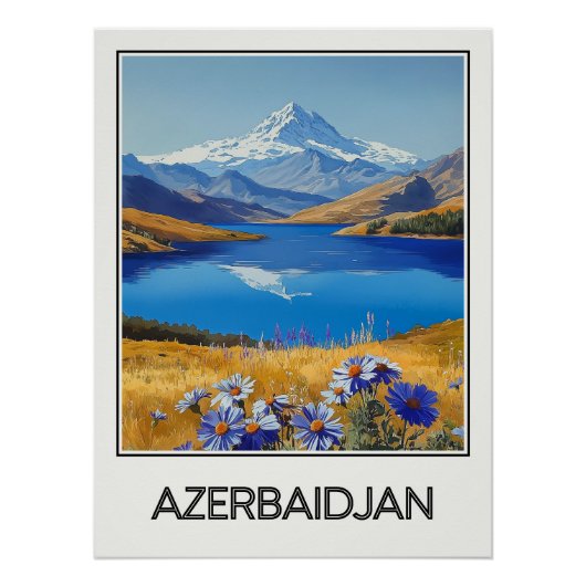 Azerbeidzjaanse bergschildpad perfect poster (Voorkant)