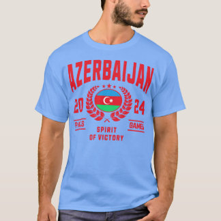 Azerbeidzjan 2024 Sportliefhebber T-shirt