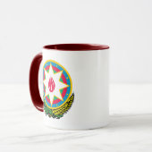 Azerbeidzjan embleem mok (Voorkant links)