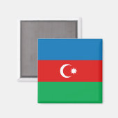 Azerbeidzjan Flag Magnet Magneet (Voorkant / Achterkant)