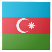 Azerbeidzjan Flag Tegel Tegeltje (Voorkant)
