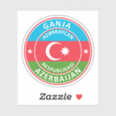 Azerbeidzjan, Ganja Sticker (Vel)
