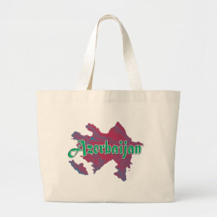 Azerbeidzjan Grote Tote Bag
