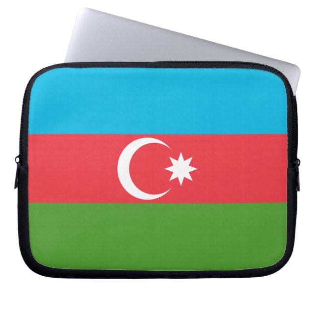 Azerbeidzjan laptophoes laptop sleeve (Voorkant)