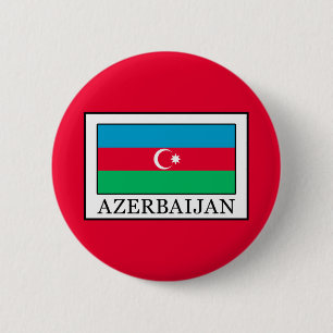 Azerbeidzjan Ronde Button 5,7 Cm