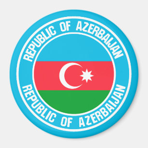 Azerbeidzjan Ronde Embleem Magneet