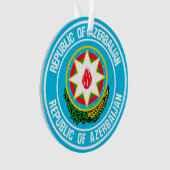 Azerbeidzjan Ronde Embleem Ornament (voorkant)