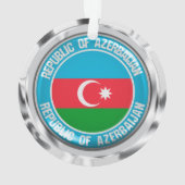 Azerbeidzjan Ronde Embleem Ornament (achterkant)